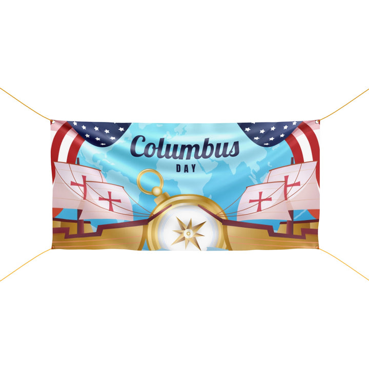Custom Columbus Day Banners
