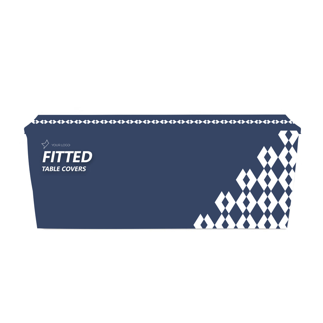 Custom Fitted Tablecloths - 4 Sided 038