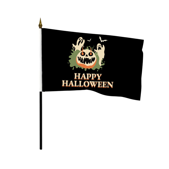 Custom Halloween Hand Flags