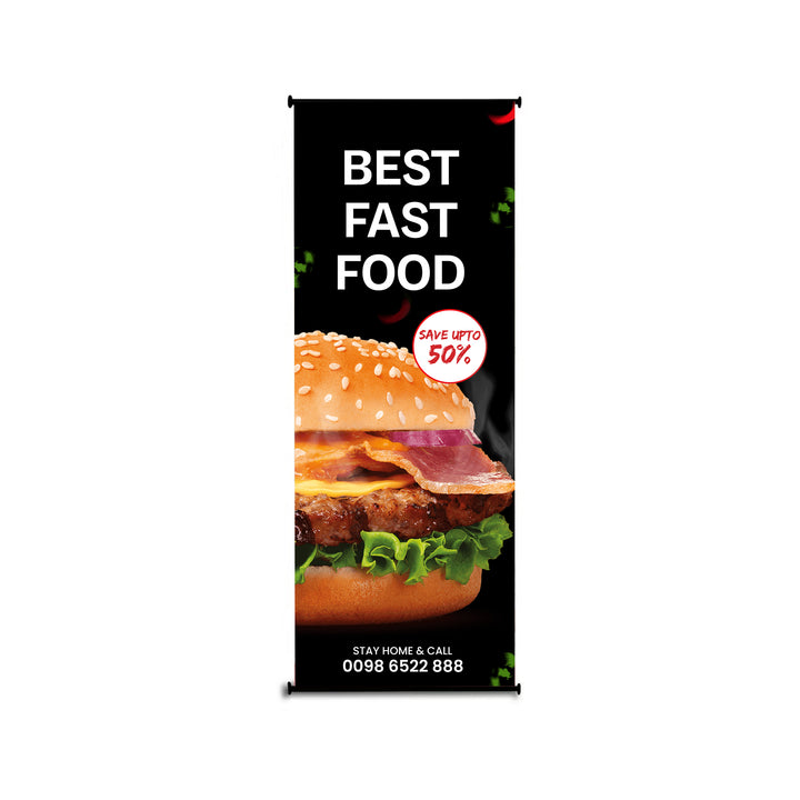 Custom L Banner Stands