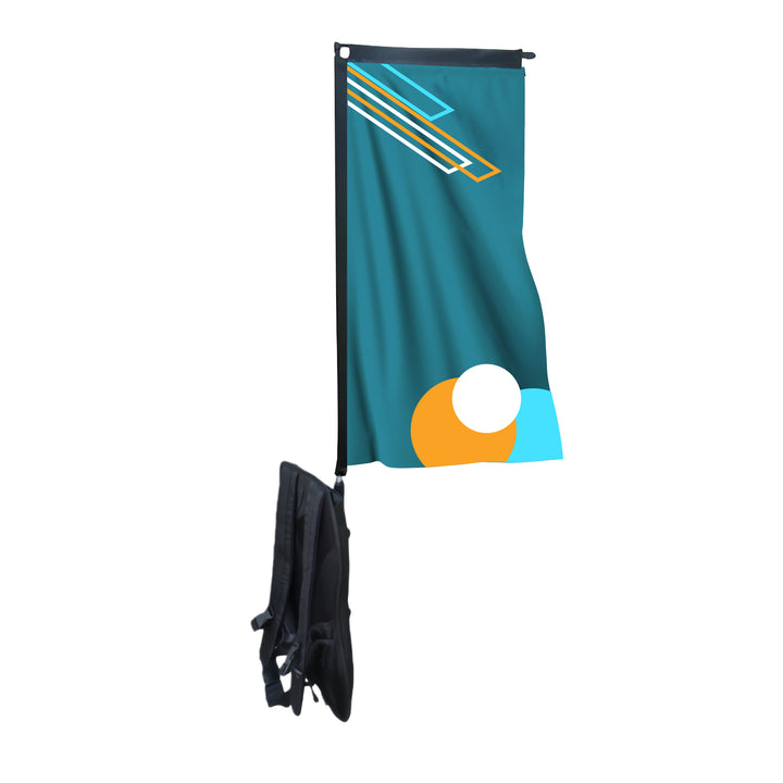 Custom Rectangle Backpack Flags