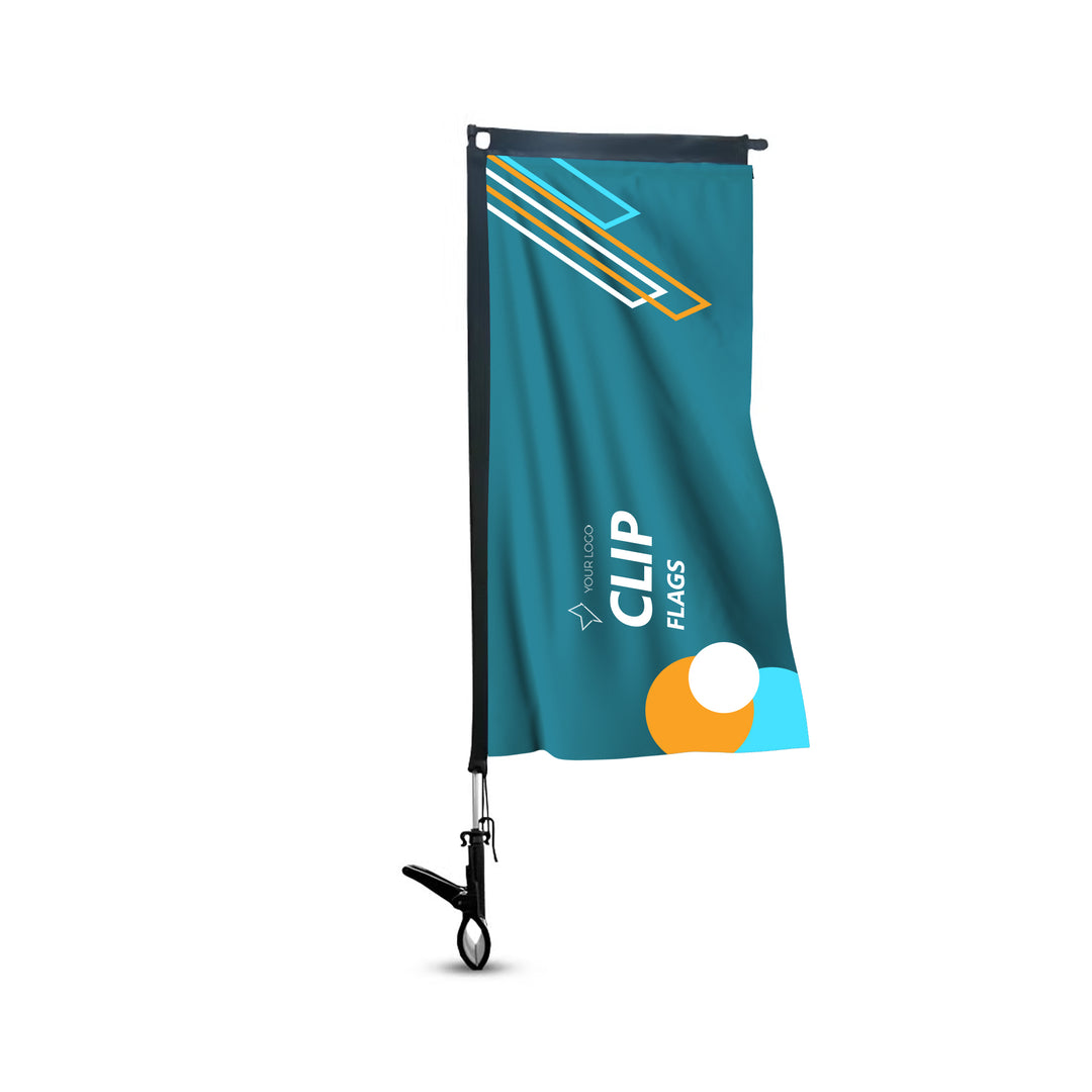 Custom Rectangle Clip Flags