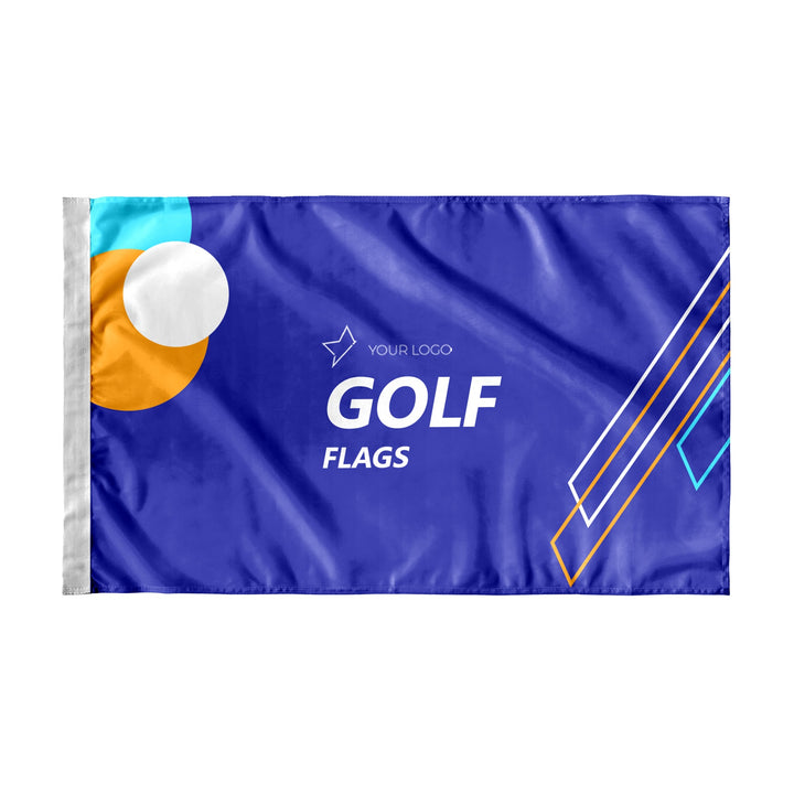 Custom Rectangle Golf Flags
