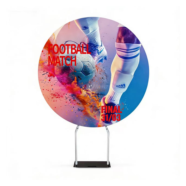 Custom Round Shaped Backdrop