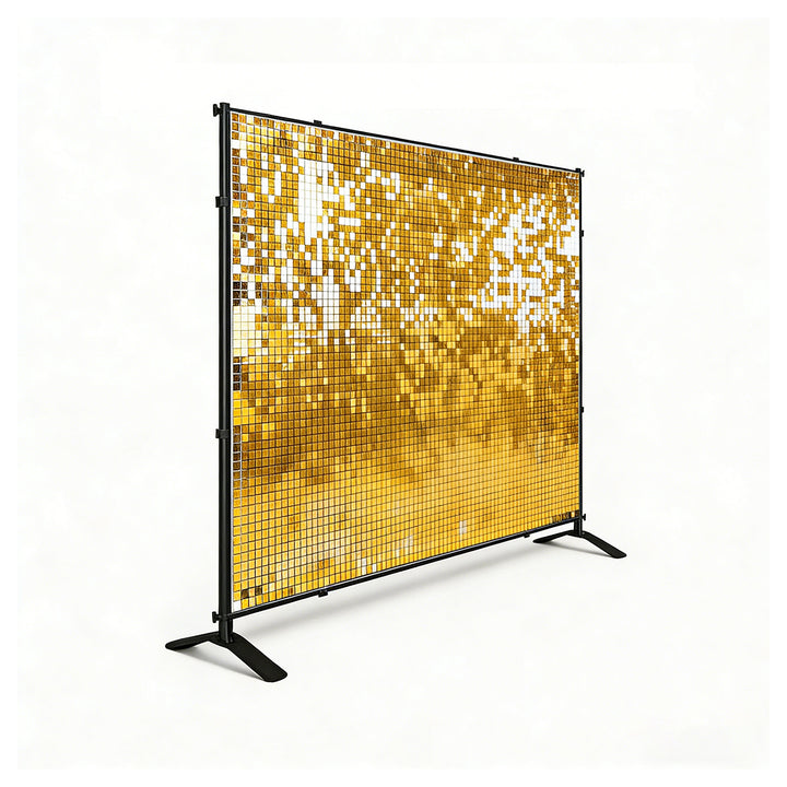 Custom Gold Sequin Shimmer Wall Backdrop Panel