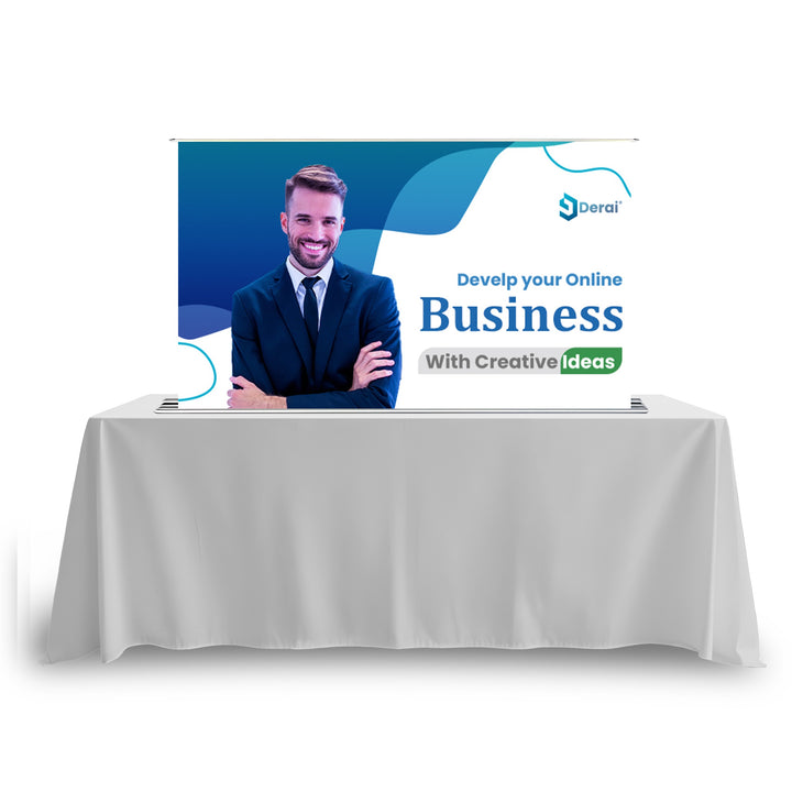 Custom Silverstep Tabletop 60" Retractable Banner Stands 046