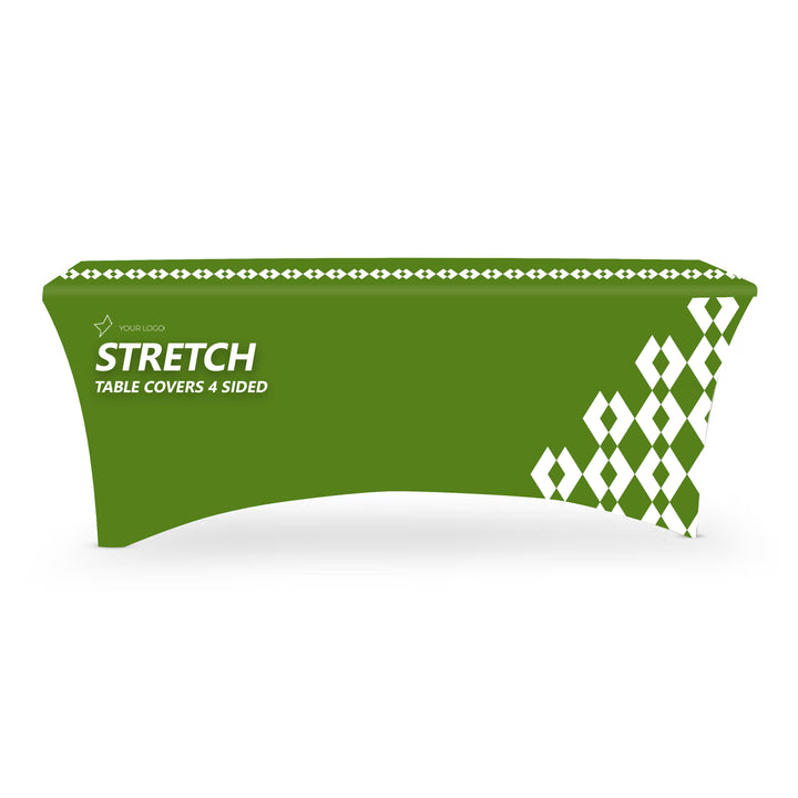 Custom Stretch Table Covers - 4 Sided 036