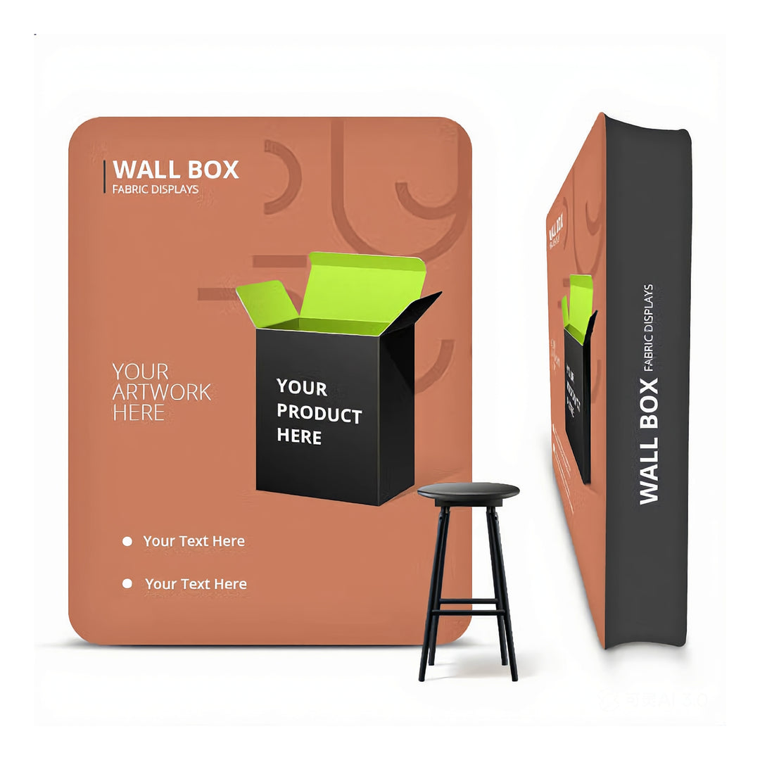 Custom Wall Box Fabric Display Backdrop