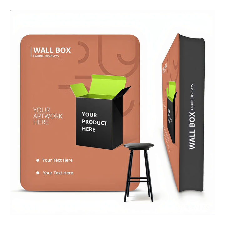 Custom Wall Box Fabric Display Backdrop