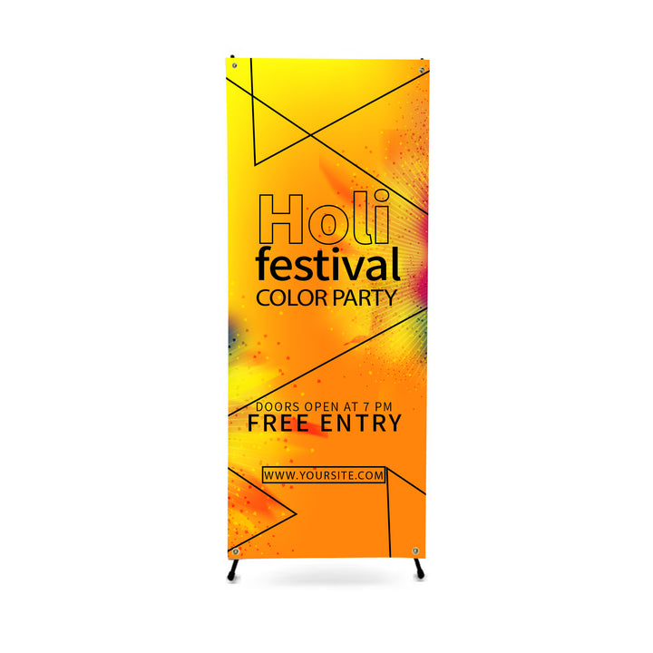 Custom X Style Banner Stands