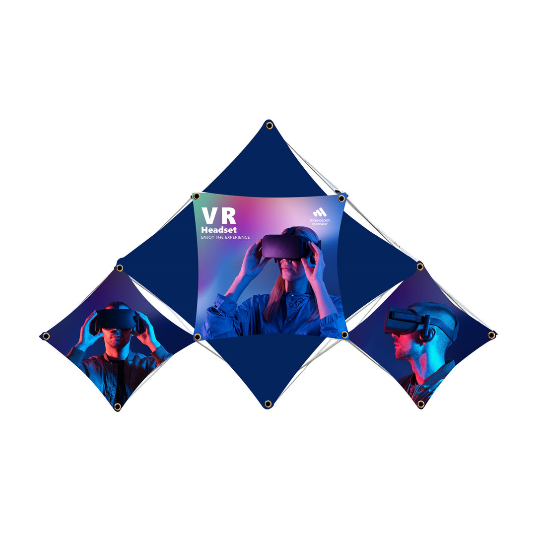 Tabletop Triangular Middle Micro GeoMetrix Display 020